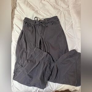 Hollister Charcoal Low-Rise Super Baggy Pants